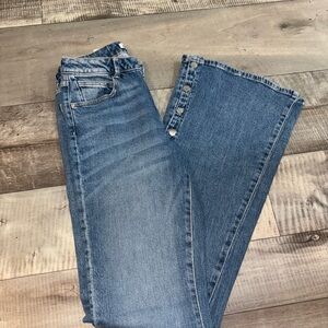 Zara Flare jeans with buttons